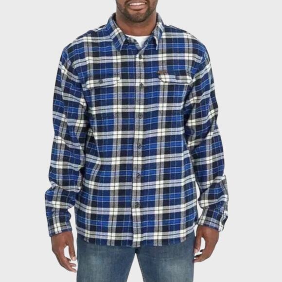 Orvis Big Bear Heavy Weight Double Brushed Flannel Shirt Jacket - Picture 1 of 14